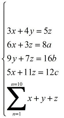 MathType大括号公式有空行怎么办
