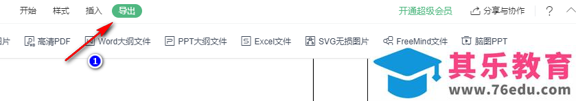 WPS PPT中将思维导图一键变为PPT的方法