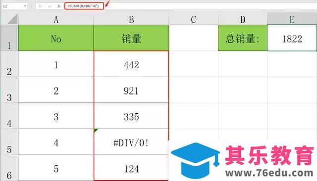 Office中怎么使用SUMIF函数进行表格计总？