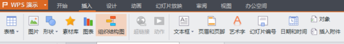 WPS PPT中的组织结构图如何插入及更改(默认是固定的)