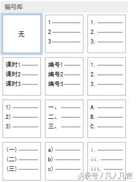word文档中编号的样式不喜欢，能更改吗？