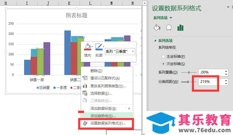 Excel表格怎么制作创意的柱形图?